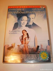 Cinéma: dvd sucedió en manhattan. jennifer lópez. ralph fiennes 100 minutos con folleto (seminueva)